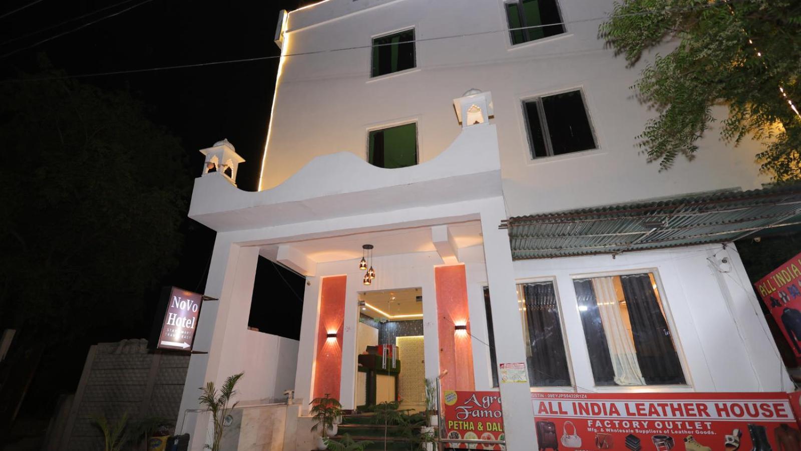 Hotel Novo Agra - Near Taj Mahal Bagian luar foto
